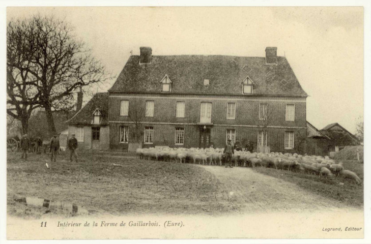 Gaillarbois-Cressenville. Intérieur de la Ferme de Gaillarbois.