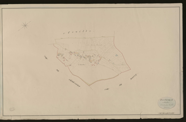 Houssaye (La). Section A _ de Chatelliet _ 2e et dernière Feuille