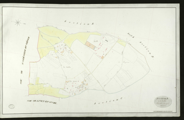 Freneuse-sur-Risle. Section D _ de la Viéville _ Feuille Unique