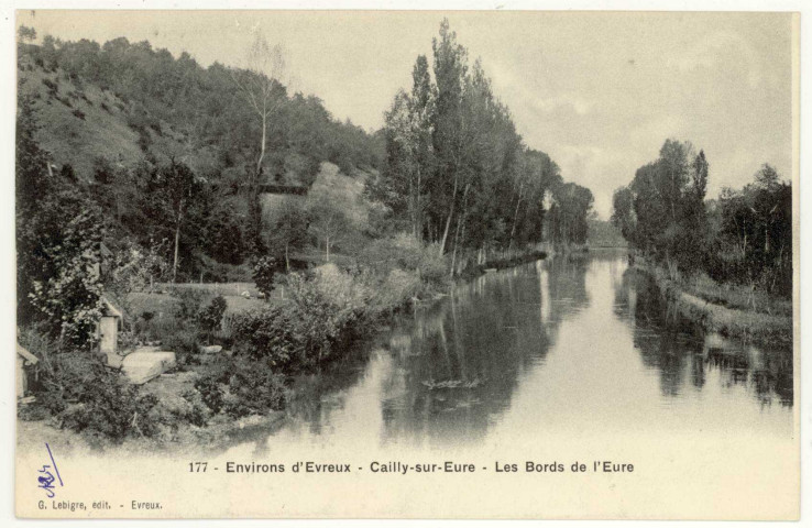 Cailly-sur-Eure. Les Bords de l'Eure.