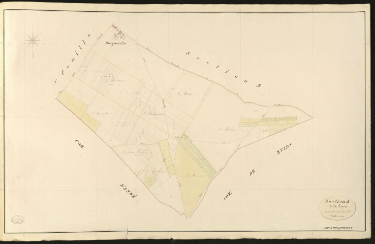 Herqueville. Section A _ de la Remise _ 2e et dernière Feuille