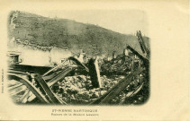 ST-PIERRE MARTINIQUE Ruines de la Maison Lassère