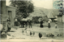 Evreux-Ville. Cambolle - Intérieur de Ferme.