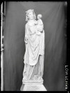 Statue de Vierge à l'enfant de l'église de Fontenay (Eure).