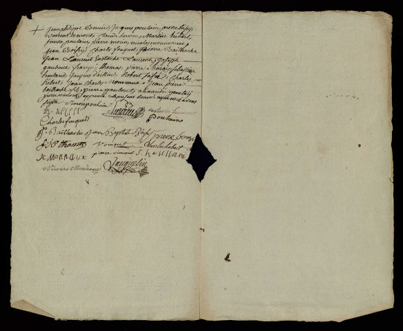 La Neuville-du-Bosc (avec copie moderne du cahier).