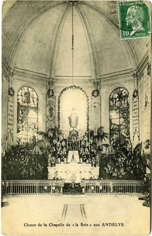 Andelys (Les). Choeur de la Chapelle de la Soie.