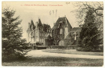 Barils (Les). Château des Bois-Francs. L'ancienne entrée.