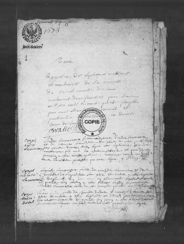 BMS (1675-1792)