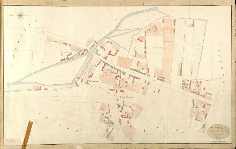 Gravigny. Section C _ du haut et du bas de Gravigny _ 2e de 3 Feuilles