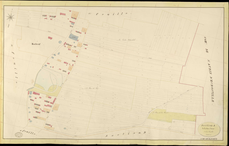 Marbeuf. Section A _ de la Mare Losier _ 2e de 5 Feuilles
