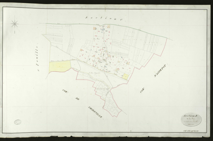 Ecaquelon. Section D _ de la Prée _ 2e et dernière Feuille