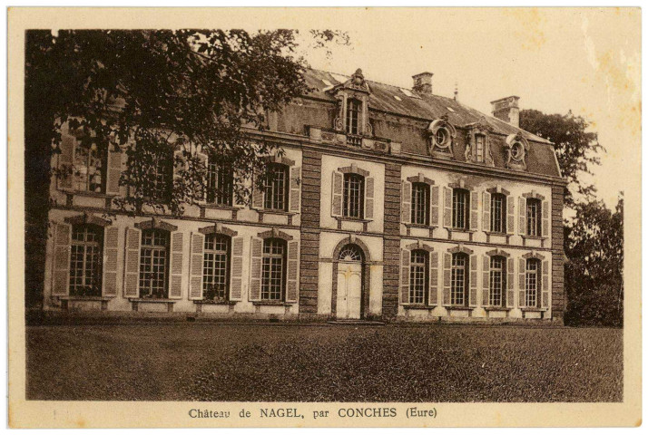 Nagel. Château de Nagel, par Conches.