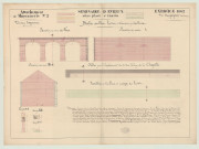 Evreux _Séminaire Saint-Taurin. _ "Bûcher des élèves, trottoir et chaussée en cailloux .