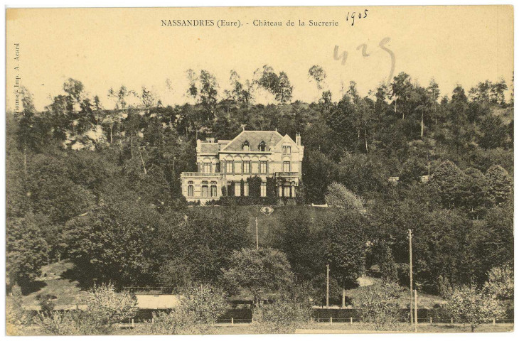 Nassandres. Château de la Sucrerie.