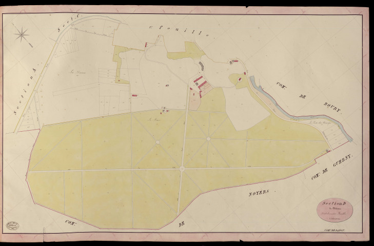 Dangu. Section D _ du Village _ 2e et dernière Feuille