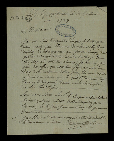 Goupillières.