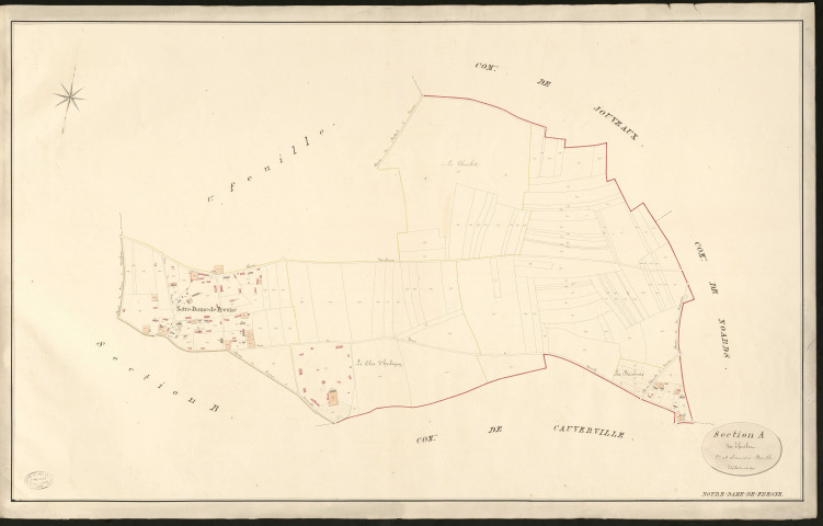 Notre-Dame-de-Fresne. Section A _ du Thuilet _ 2e et dernière Feuille