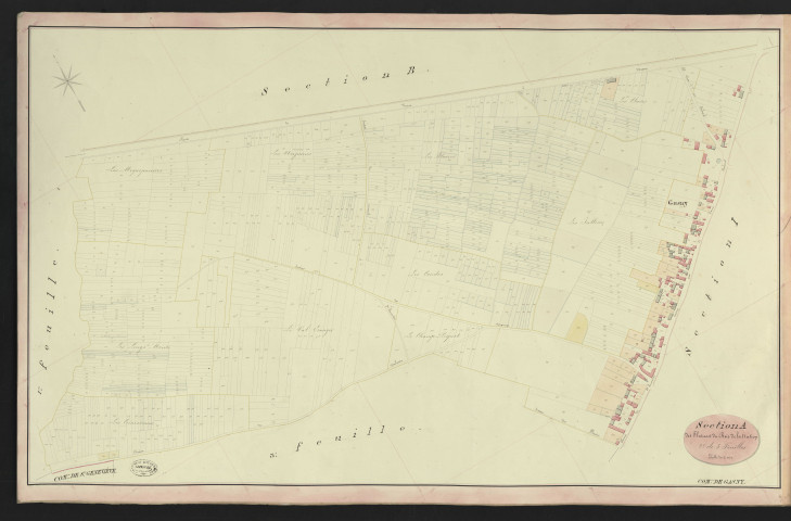 Gasny. Section A _ des Fraires et du Bois de la Nation _ 2e de 3 Feuilles