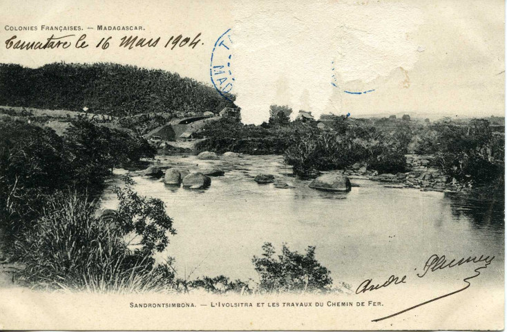 SANDRONTSIMBONA. - L'IVOLSITRA ET LES TRAVAUX DU CHEMIN DE FER
