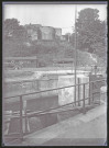 Porte de remparts fortifiés, écluse et cabanon. Idem 7228.