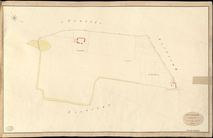 Ventes (Les). Section A _ de l'Hôtel Dieu _ 2e et dernière Feuille