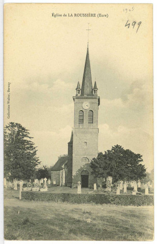 Roussière (La). Eglise de la Roussière (Eure).