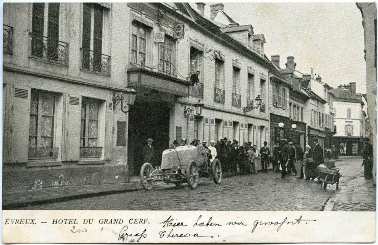 Evreux-Ville. Hôtel du Grand Cerf.