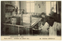 Caillouet-Orgeville. Hôpital militaire : Guerre du Droit 1914 : Cuisine Générale.
