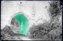 Passage à arcade d'une fortification.