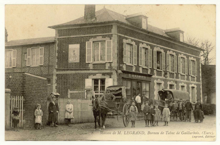 Gaillarbois-Cressenville. Maison de M. LEGRAND, Bureau de Tabacs de Gaillarbois.