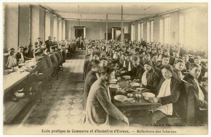 Evreux-Ville. Ecole Pratique de Commerce et d'Industrie d'Evreux-Réfectoire des Internes.