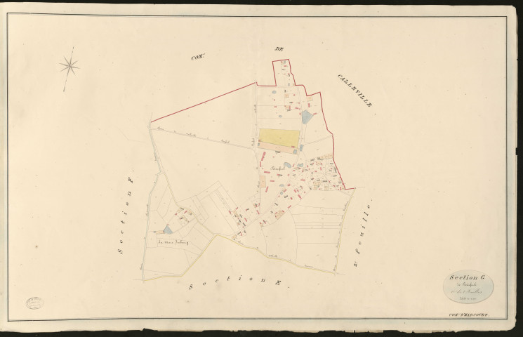 Harcourt. Section G _ de Beauficel _ 1 re de 2 Feuilles