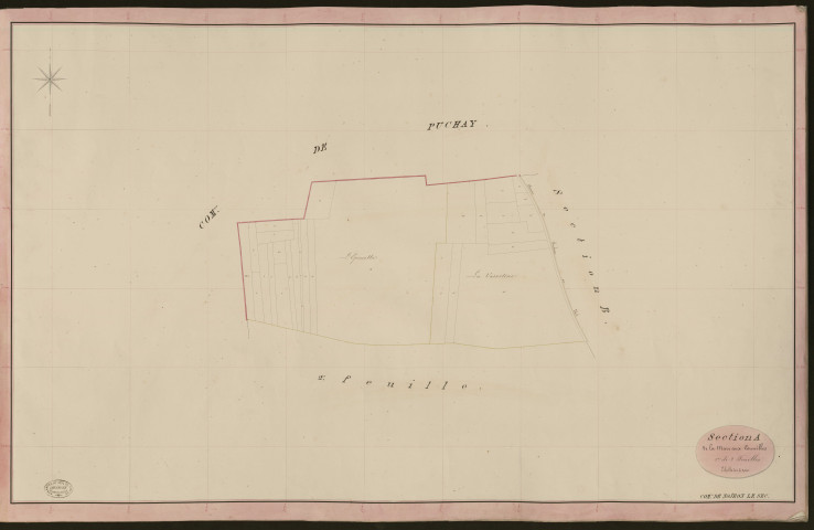 Nojeon-le-Sec. Section A _ de la Mare aux Corneilles _ 1re de 2 Feuilles