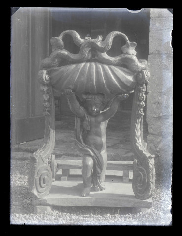 Chaise du chœur de l'église Saint-André d'Autheuil-Authouillet (Eure).