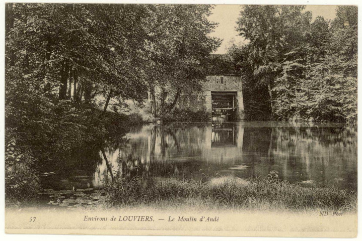 Andé. Le Moulin d'Andé.