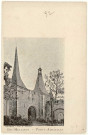 Bec-Hellouin (Le). Porte Abbatiale.