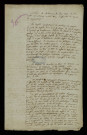 Cahier de doléances du Tiers-État de la ville de Bernay arrêté dans l'assemblée des députés des corporations (informe).