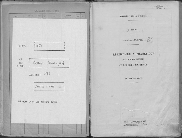 Rouen sud. Répertoire alphabétique (1923)