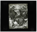 Musée du Prado de Madrid (Espagne), tableau de Vélasquez « le Couronnement de la Vierge ».