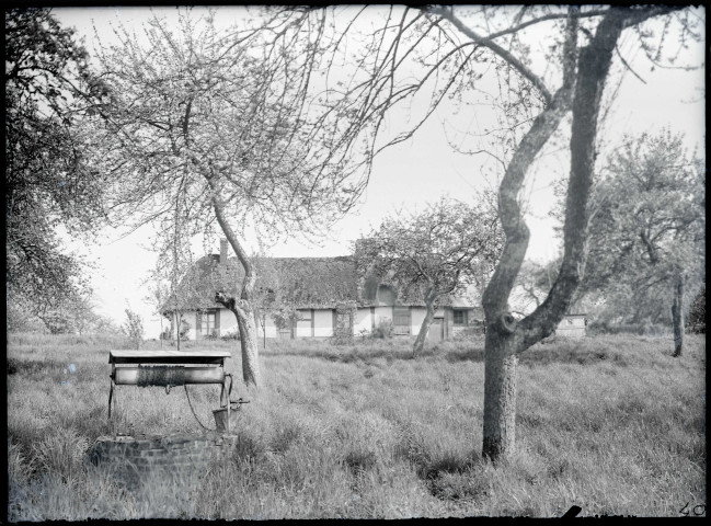 Chaumière de la campagne de Ménesqueville (Eure).