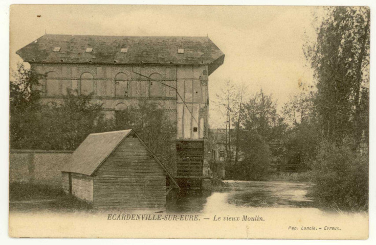 Ecardenville-sur-Eure. Le vieux Moulin.