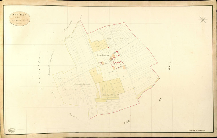 Manthelon. Section C _ de Serez _ 4e et dernière Feuille