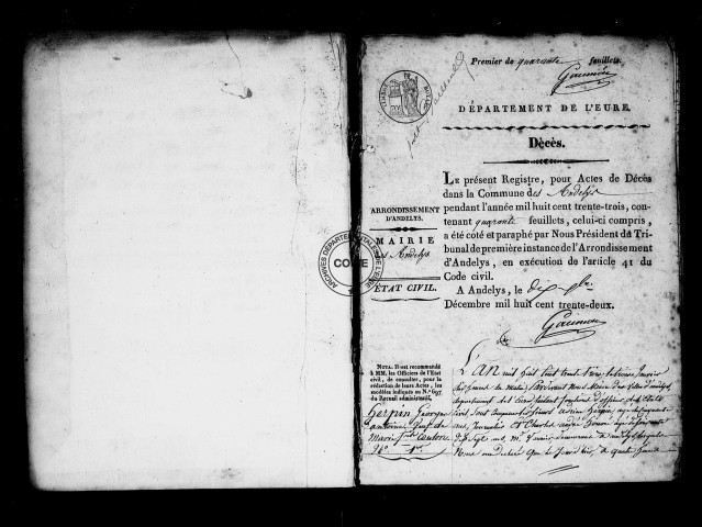 D (1833-1842)