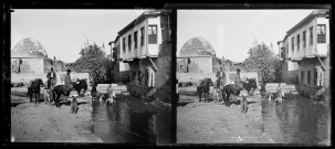 Intérieur de la ville de Tarse (Turquie) (notice PA).