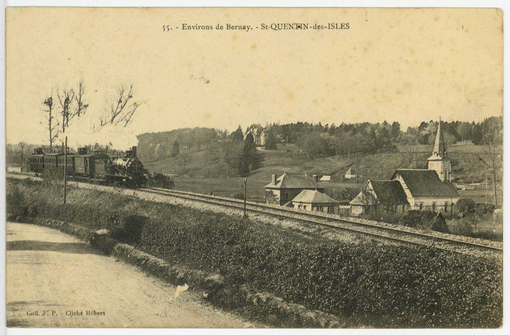 Saint-Quentin-des-Isles. Vue générale.