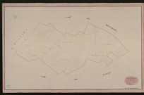 Panilleuse. Section A _ de la haute Borne _ 1re de 2 Feuilles