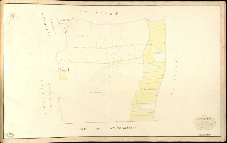 Roman. Section D _ de la Marquerie _ 3e et dernière Feuille