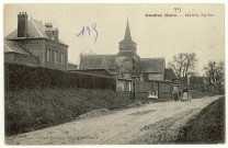 Coudray. Mairie, Eglise.