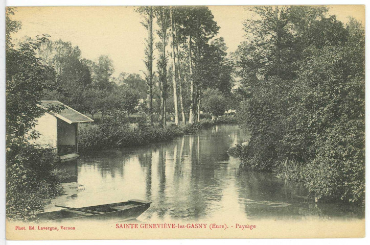 Sainte-Geneviève-lès-Gasny. Paysage.