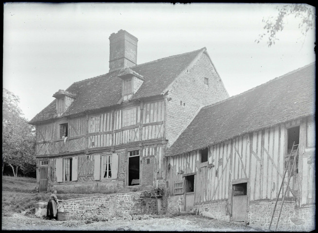 Ferme à colombages.